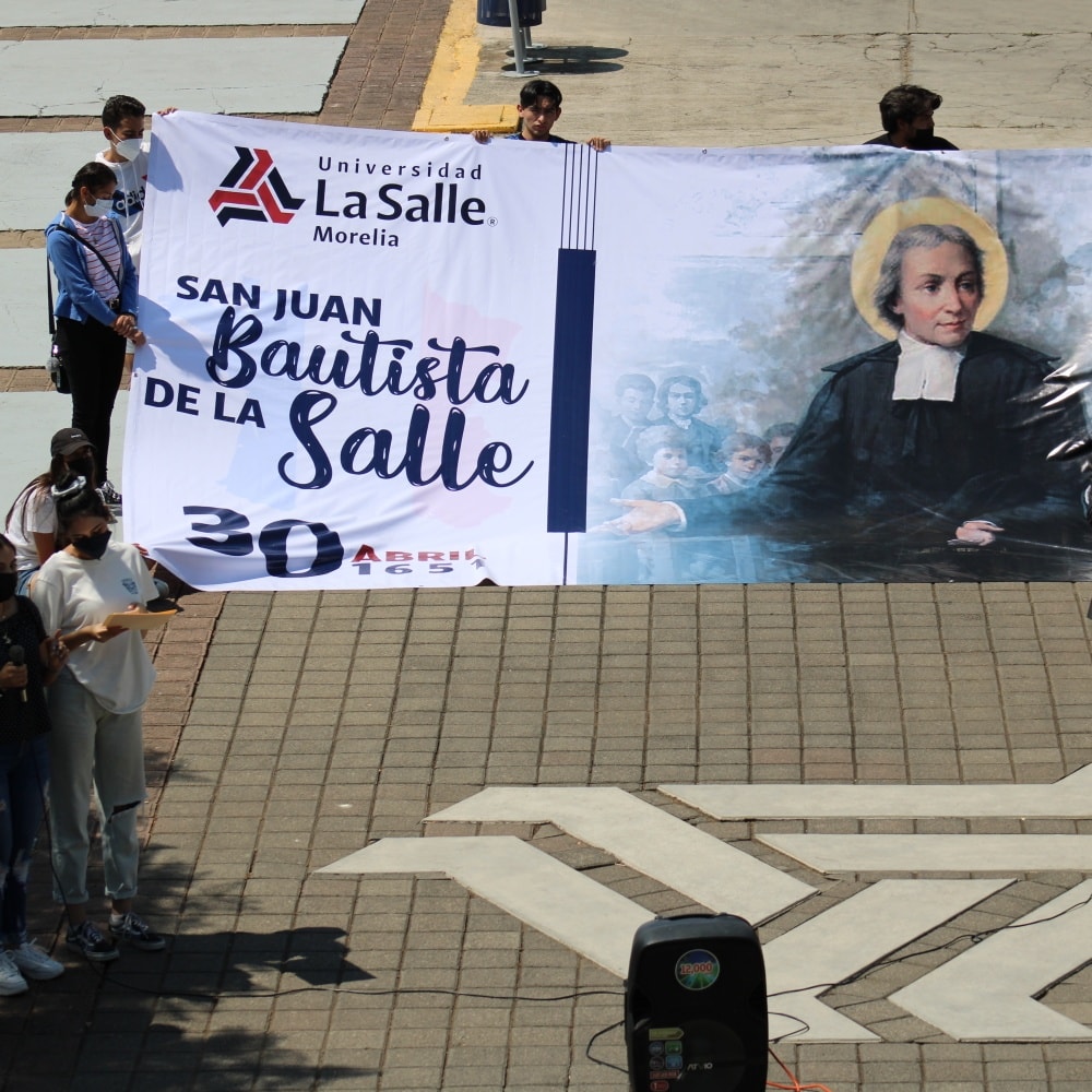 REZO DEL ANGELUS CONMEMORANDO EL NATALICIO DE SAN JUAN BAUTISTA DE LA SALLE 