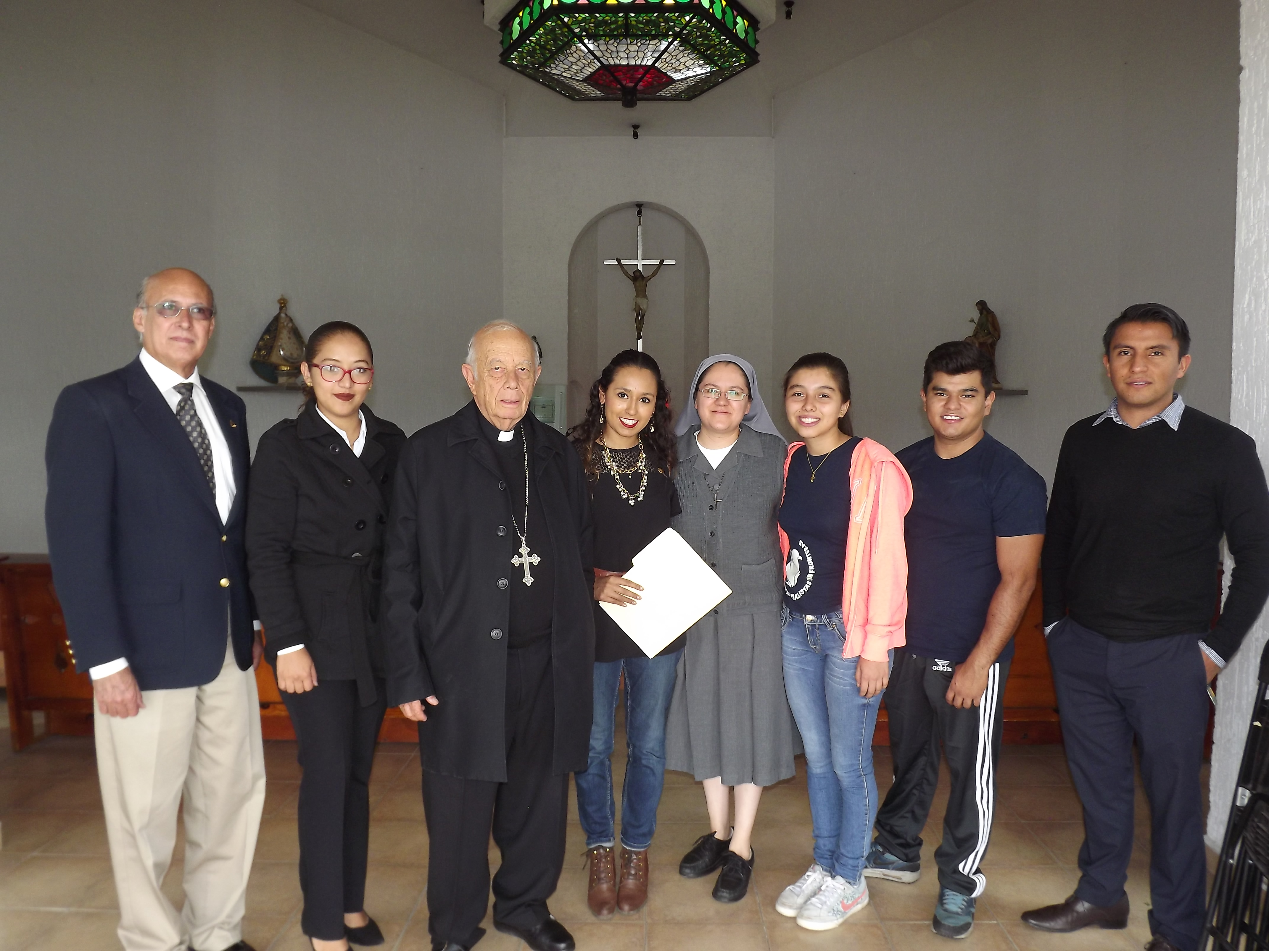 LA JUVENTUD LASALLISTA SE ENCUENTRA CON EL CARDENAL