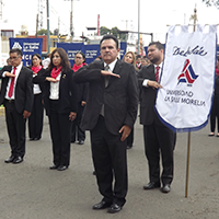 LaSallistas presentes en el Tradicional Desfile en Honor al Generalísimo Don José María Morelos y Pavón